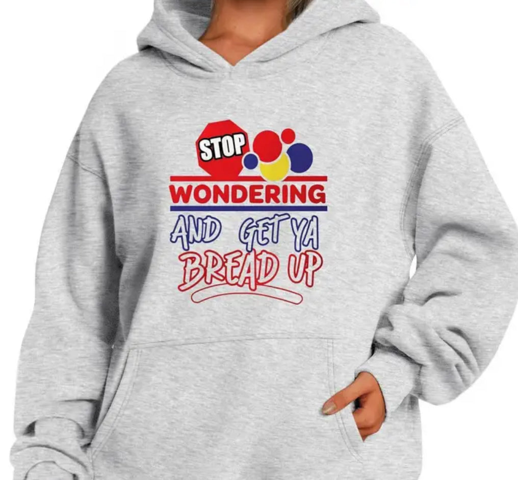 “Stop Wondering” Funny Graphic Tee