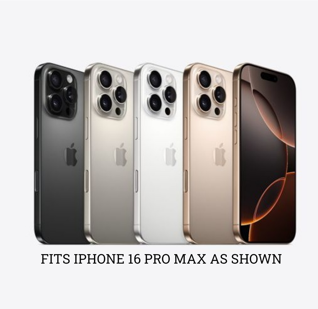 iPhone 16 PRO MAX Glitter Shockproof Wireless Charging Electroplated Case