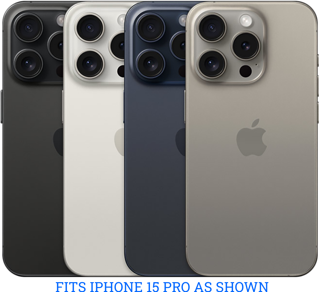 iPhone 15 PRO Glitter Shockproof Wireless Charging Electroplated Case