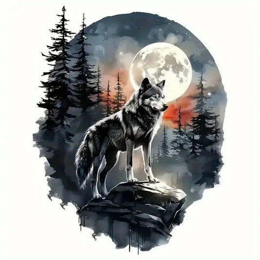 “Wolf Forest” Graphic Tee, 3x3in