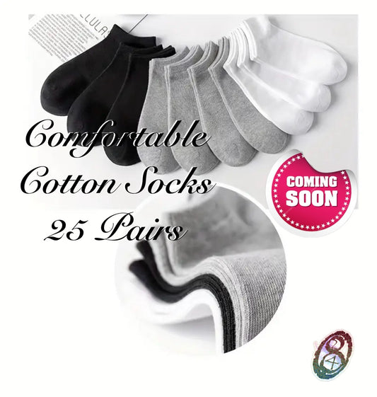 Cotton Socks- No Show